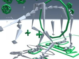 orso grizzly truccato Modello 3D