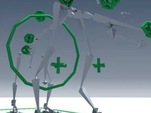 orso grizzly truccato Modello 3D