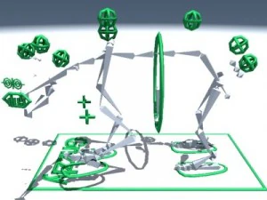 orso grizzly truccato Modello 3D