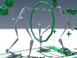 orso grizzly truccato Modello 3D