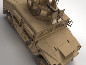 Hmmwv military humvee Modèle 3D