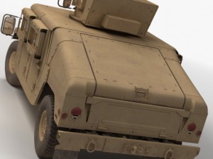Hmmwv military humvee Modèle 3D