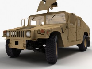 Hmmwv military humvee Modèle 3D