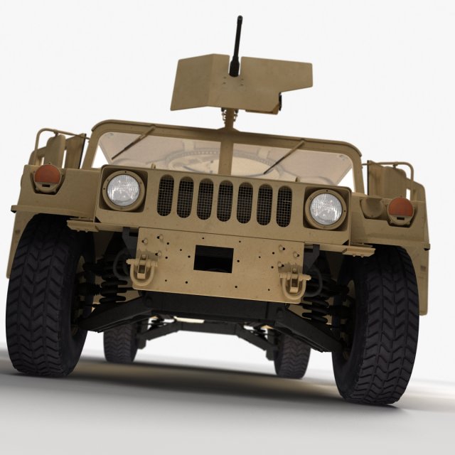 Hmmwv military humvee 3D-Modell in Kampf 3DExport