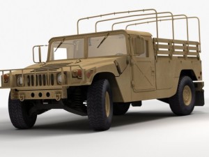 Hmmwv military humvee Modèle 3D