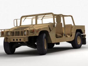 Hmmwv military humvee Modèle 3D