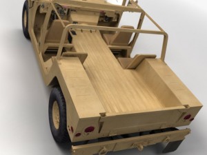 Hmmwv military humvee Modèle 3D