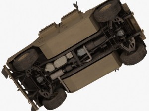 Hmmwv military humvee Modèle 3D