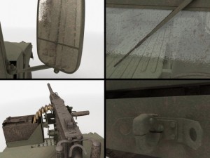 Hmmwv military humvee Modèle 3D