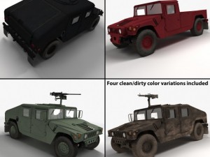 Hmmwv military humvee Modèle 3D