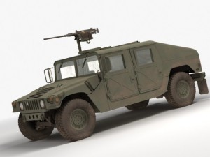 Hmmwv military humvee Modèle 3D