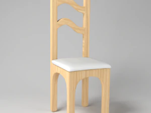 dise&ntilde;o de onda de silla Modelo 3D