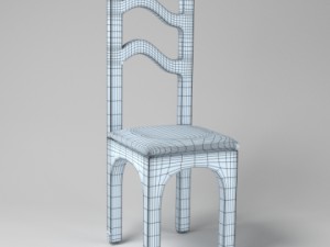 chair wave design 3D-Modell