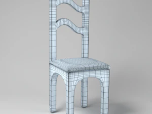 chair wave design 3D Model