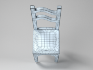 chair wave design 3D-Modell