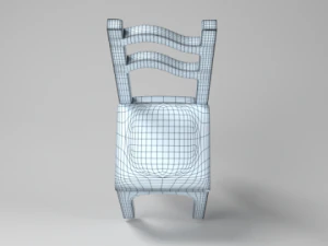 chair wave design 3D Model