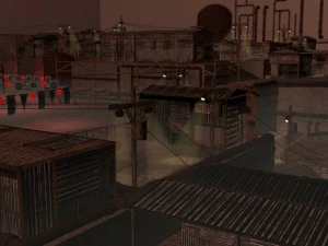 빈민가 건물 컬렉션 3D 모델