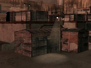 빈민가 건물 컬렉션 3D 모델