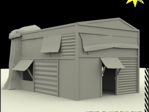 slums building collection 3D 模型