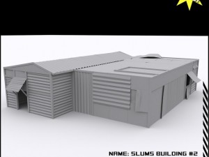 slums building collection 3D 模型
