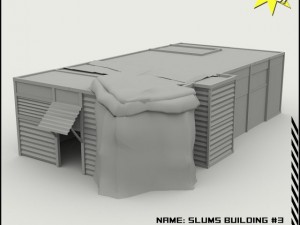 slums building collection 3D 模型