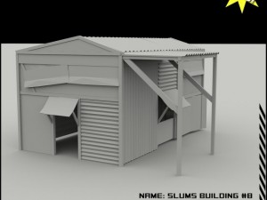 slums building collection 3D 模型