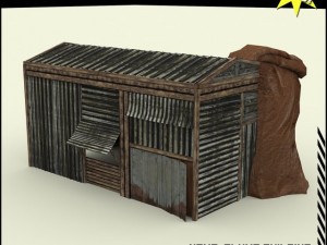 slums building 1 3D 모델