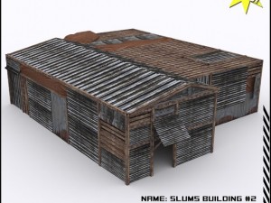 slums building 2 Modelo 3D