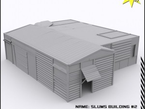 slums building 2 Modelo 3D