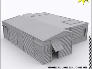 slums building 2 3D Model
