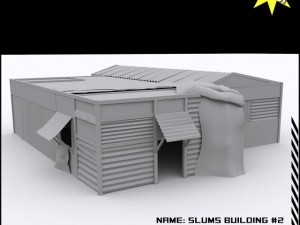 slums building 2 Modelo 3D