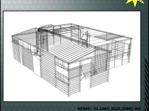 slums building 2 Modelo 3D