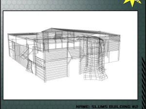 slums building 2 3D Model