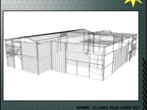 slums building 2 Modelo 3D