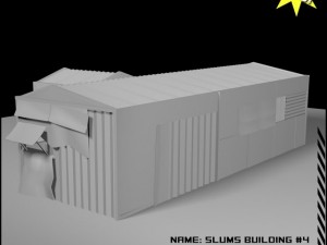 slums building 4 3D Model