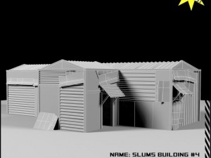 slums building 4 3D Model
