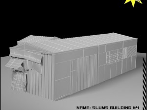 slums building 4 3D Model