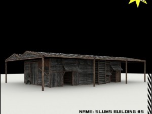 slums building 5 Modelo 3D