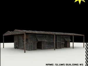 slums building 5 3D Model