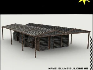 трущобы, дом 5 3D Модель