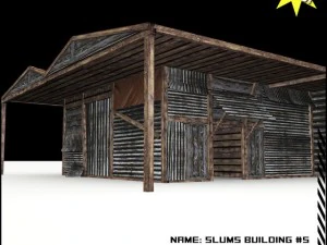 трущобы, дом 5 3D Модель