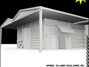 трущобы, дом 5 3D Модель