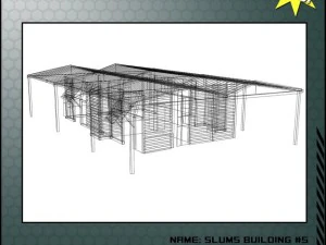 трущобы, дом 5 3D Модель