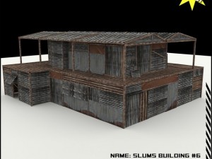 slums building 6 Modelo 3D