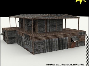slums building 6 3D 모델