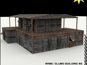 slums building 6 3D Model