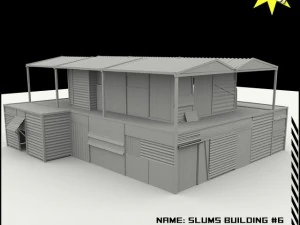 slums building 6 3D Model
