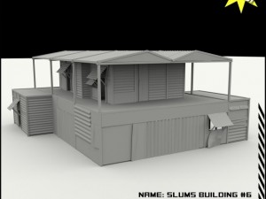 slums building 6 3D 모델