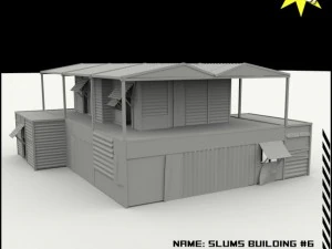 slums building 6 3D Model