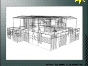 slums building 6 3D Model